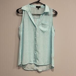 The Limited Button Down Tank Top